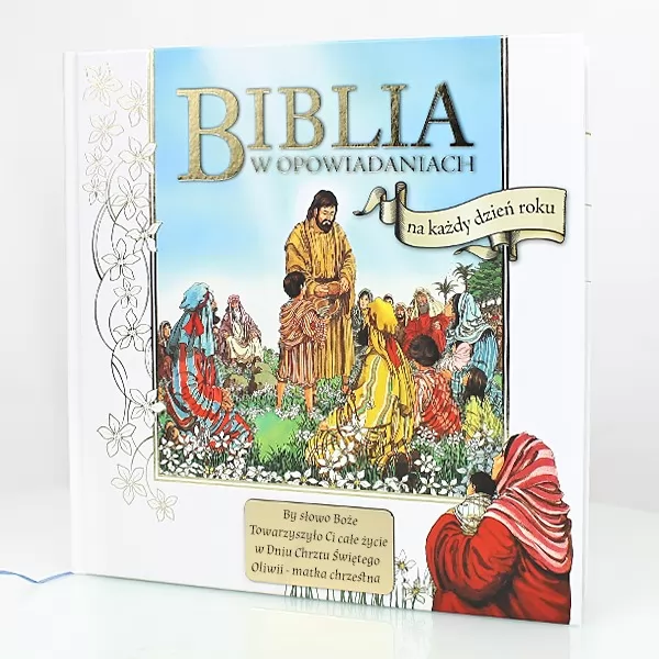 Biblia na prezent - opowiadania na każdy dzień w roku z grawerowaniem