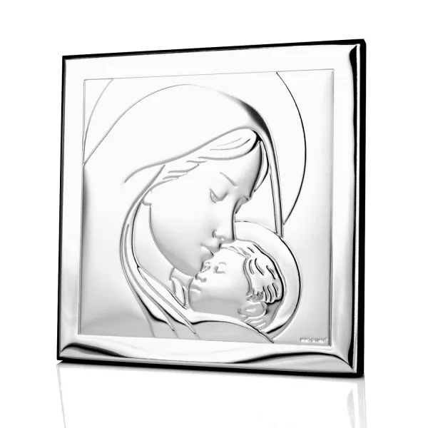 Obrazek Matka Boska (12 x 12 cm) prezent z okazji Chrztu Świętego