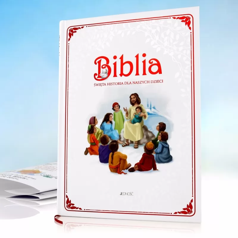 biblia z personalizacją na prezent z okazji chrztu