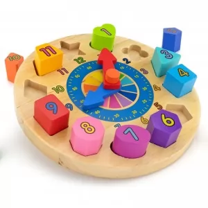 klocki puzzle z nadrukiem dla chłopczyka - Zegarmistrz na prezent dla chłopczyka na urodziny